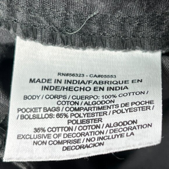 Nike Cargo Shorts Mens 36 Black Rip Stop Zipper Pockets Y2K - Picture 6 of 10